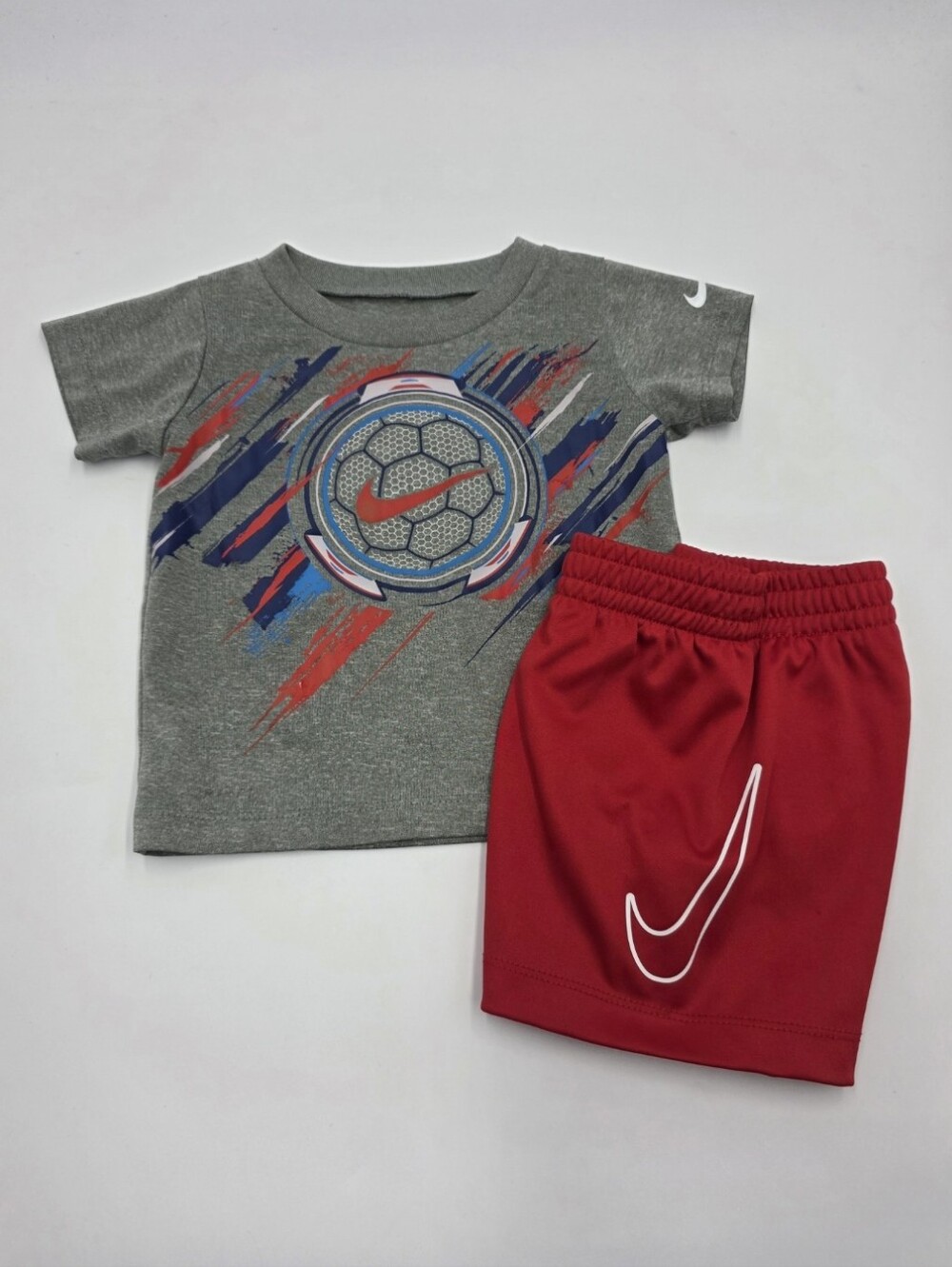 Nike baby boy Dri-Fit soccer tee and shorts size 12 months